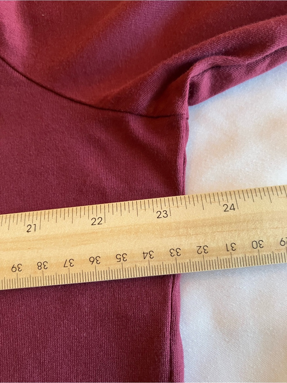 Lands End Size XLT 18 long sleeve tee, V-neck 100% cotton - Picture 6 of 7